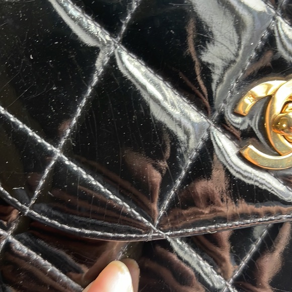 🛑SOLD🛑 VERY RARE VINTAGE CHANEL MINI BAG WITH TOP HANDLE - Picture 12 of 14